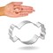 CookieCutter.com Mini Candy Wrapper 1.75 in Cookie Cutter Sweets Tin Plated Steel Made in USA